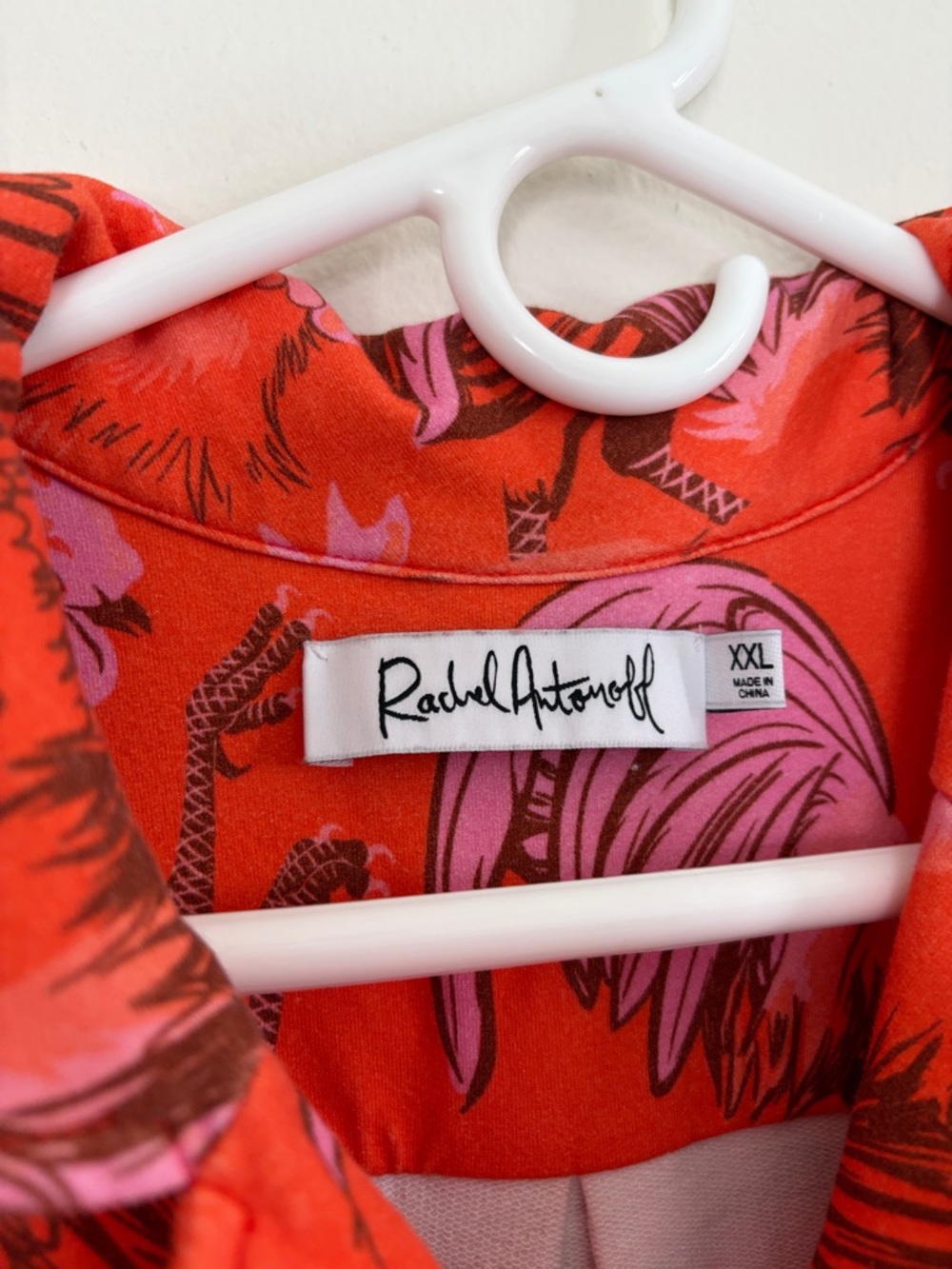 Rachel Antonoff Orange Short-Sleeve Jumpsuit in Cocktail - Picture 4 of 4